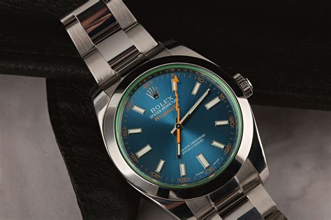 rolex milgauss blue review